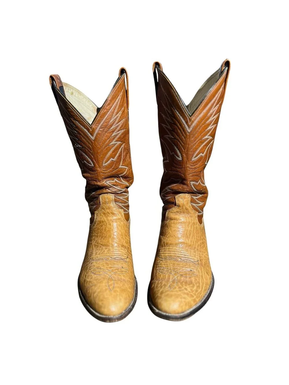 Vintage Dan Post Rhino Cowboy Boots